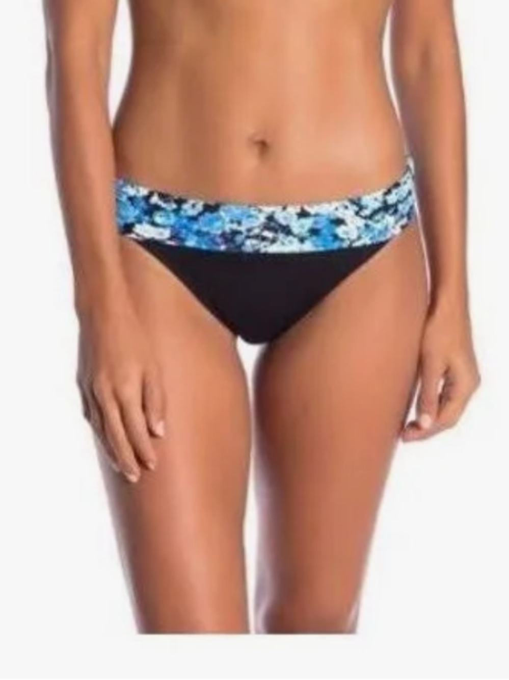 👗Nautica black  fold over bikini bottoms